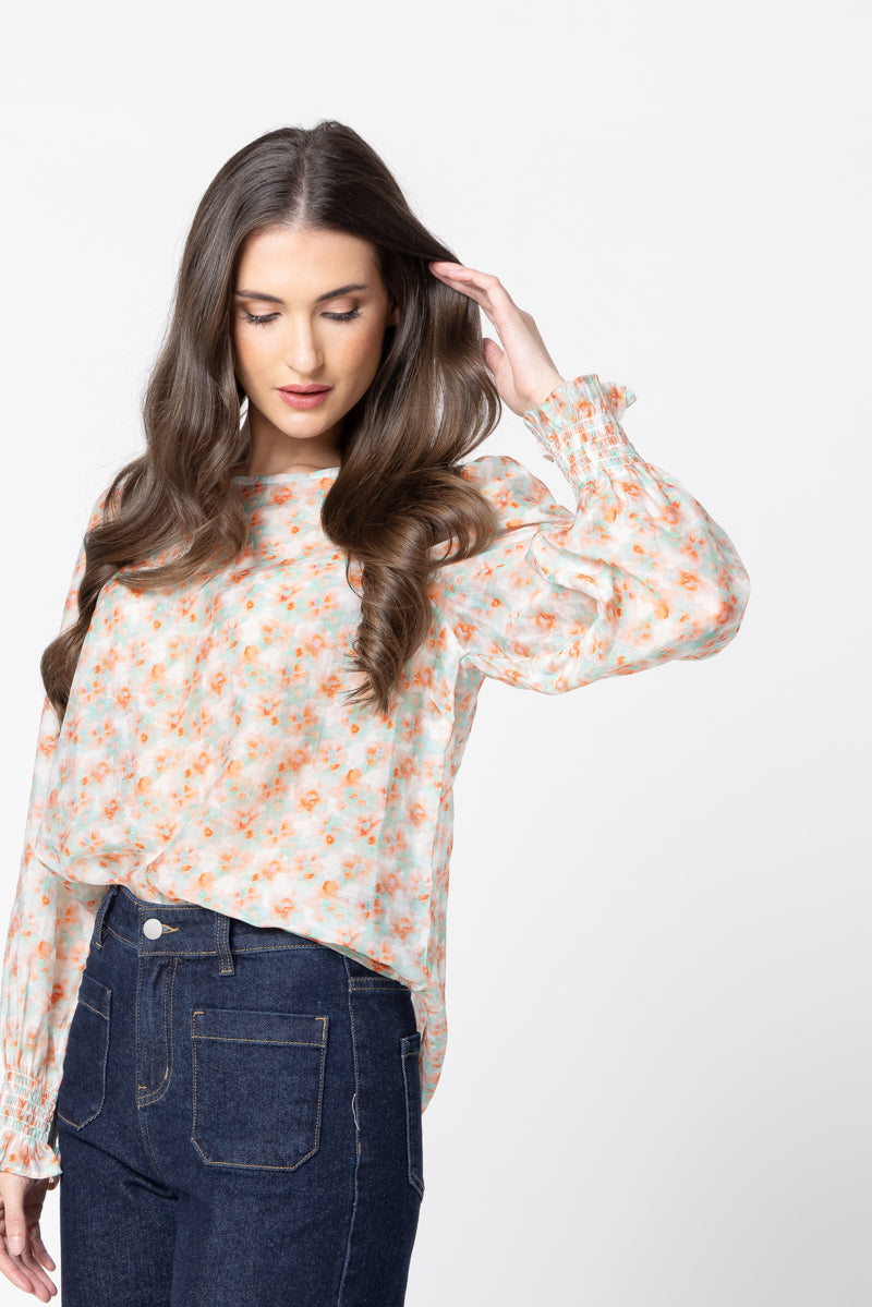 Leila + Luca | Molly Top - Orange Blossom