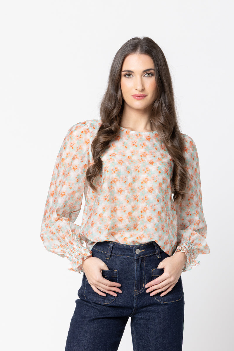 Leila + Luca | Molly Top - Orange Blossom