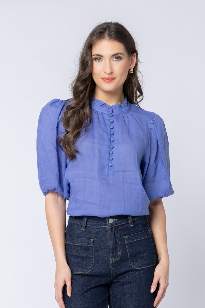 Leila + Luca | Nina Blouse - Royal