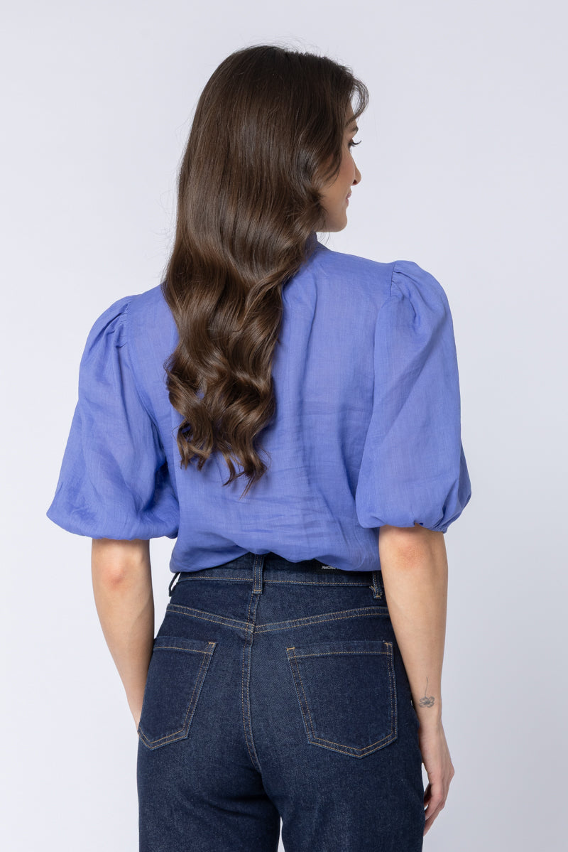 Leila + Luca | Nina Blouse - Royal