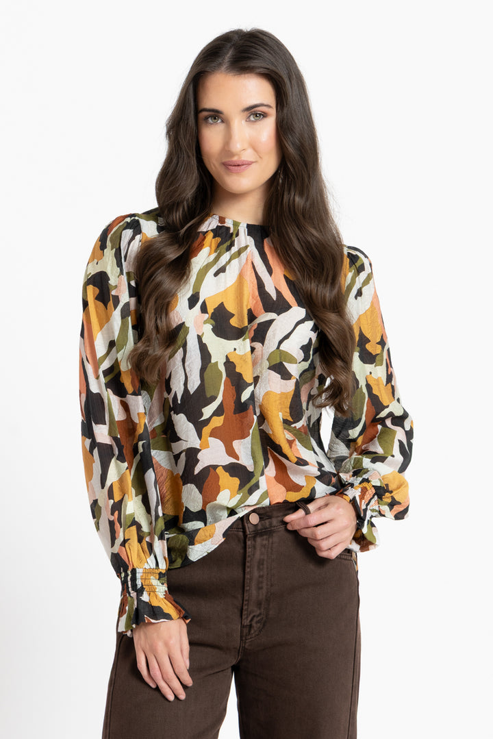 Leila + Luca | New York Top - Olive Mystique