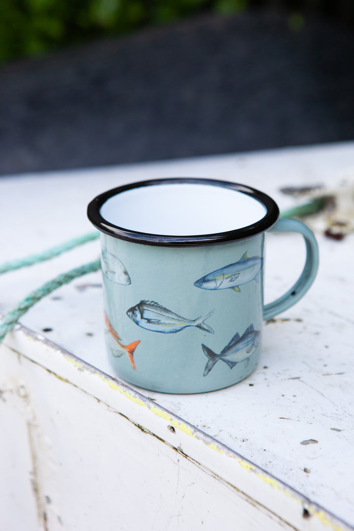 Enamel Mug NZ Fishing Club