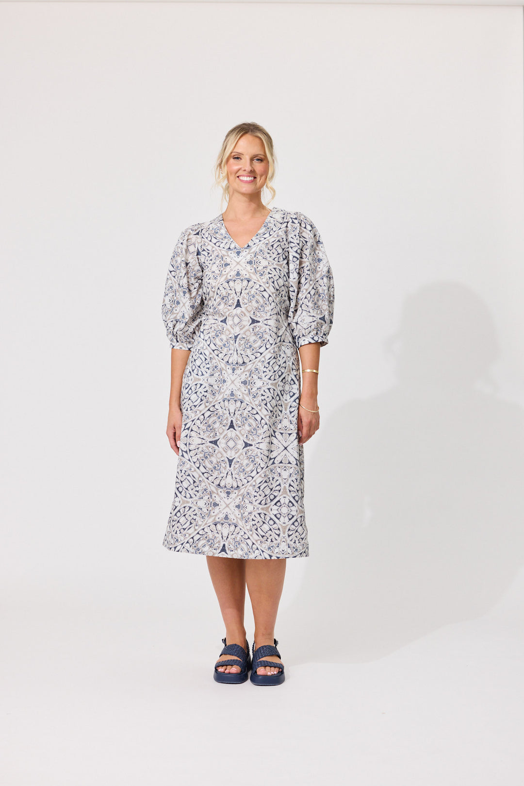Nika Dress - Mosiac Print