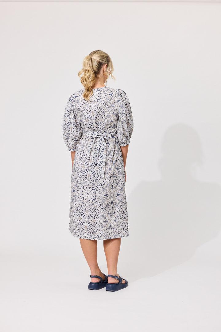 Nika Dress - Mosiac Print