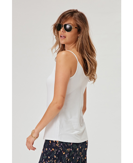 Lemon Tree I Essential Singlet - White