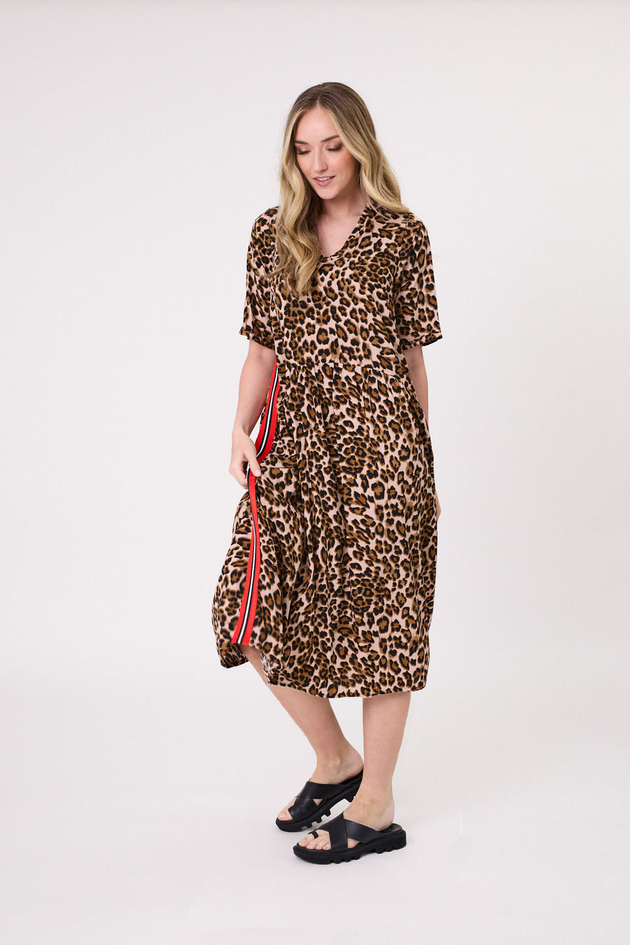 Lemon Tree | Leona Dress - Leopard Print