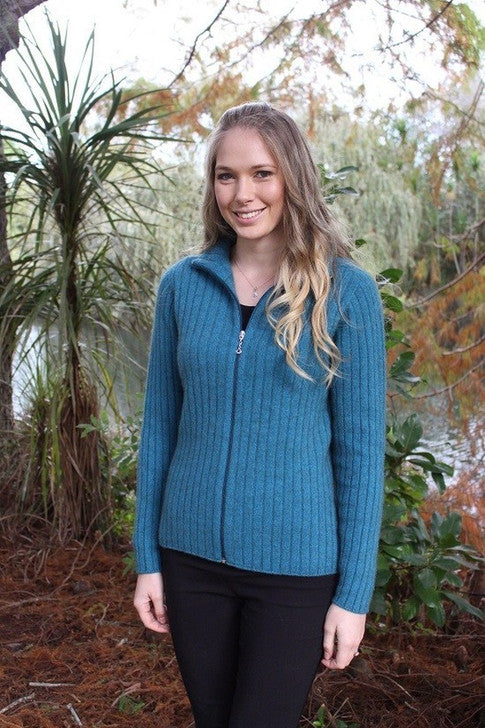 Lothlorian | Possum Merino Rib Cable Jacket
