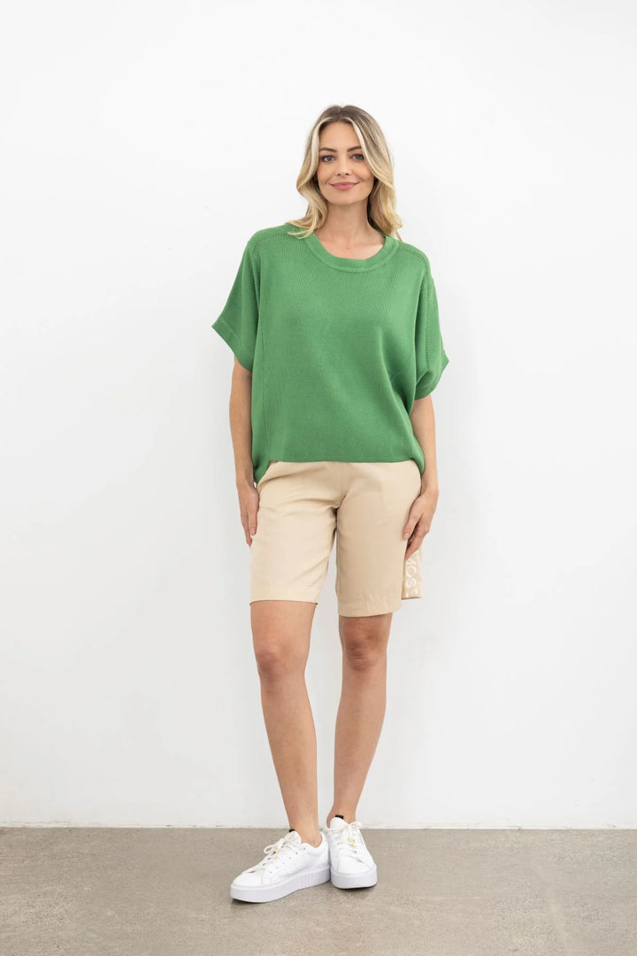 Moss | Ella Summer Knit - Green