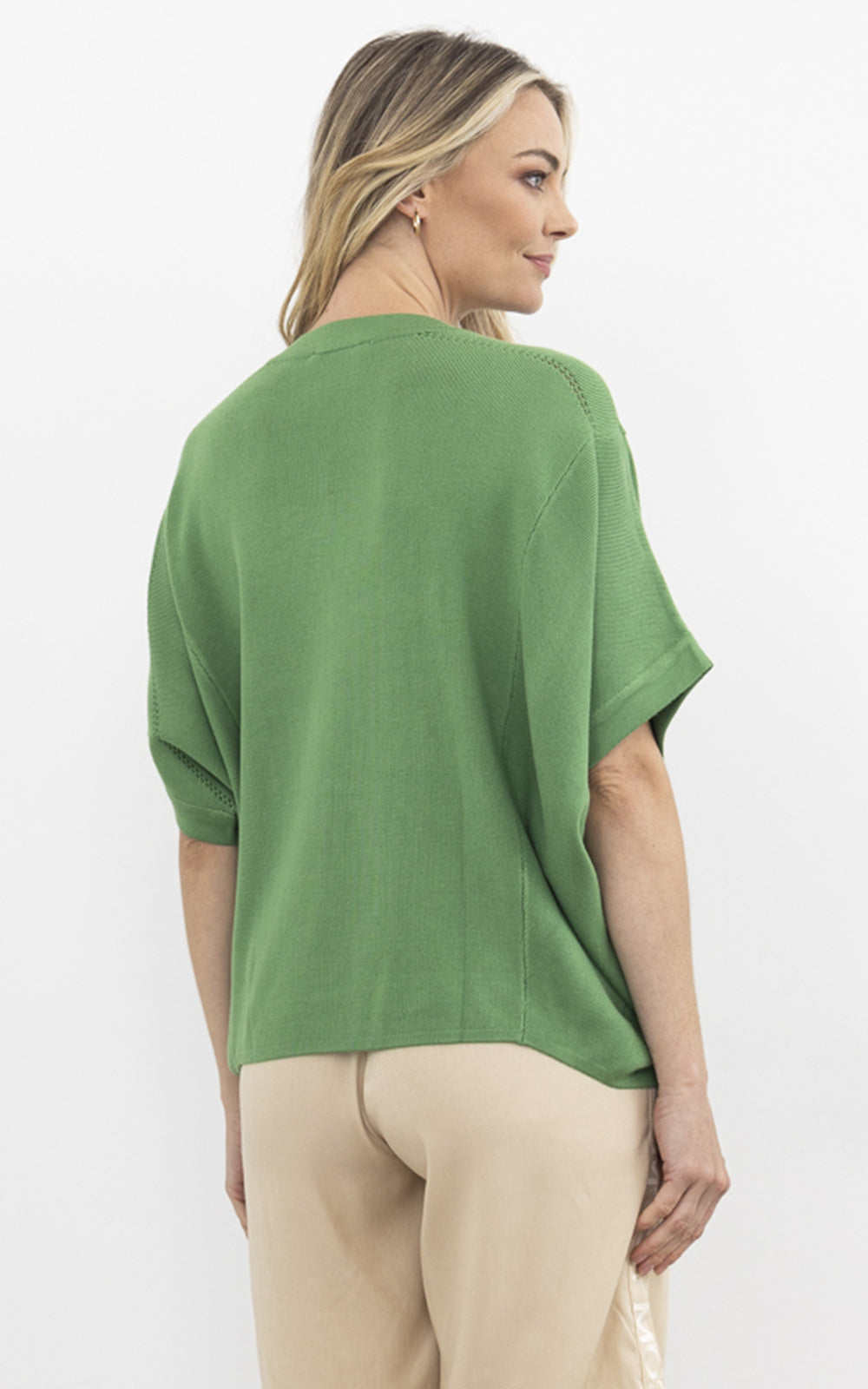 Moss | Ella Summer Knit - Green