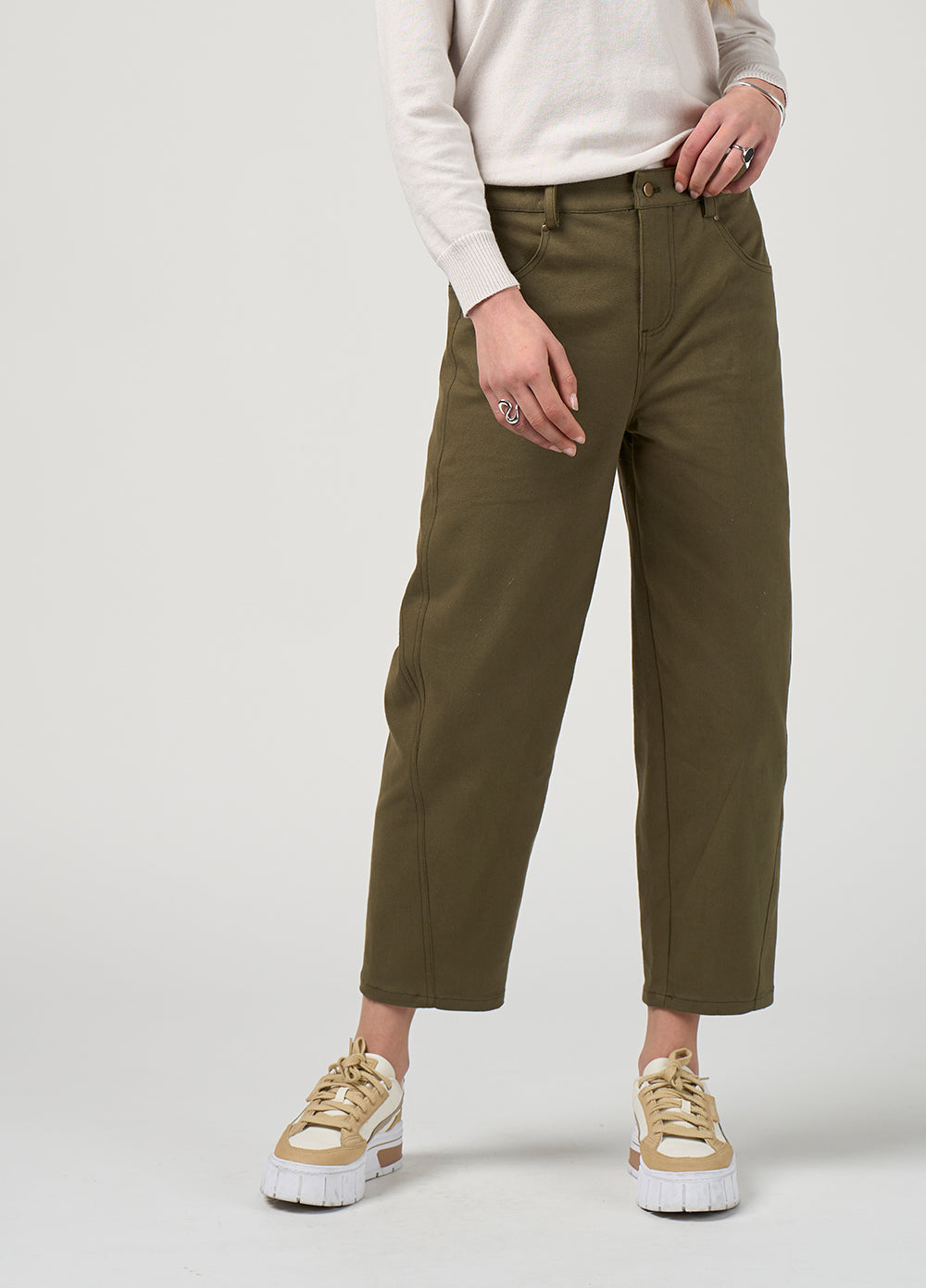 Madly Sweetly | Tetris Pant - Khaki