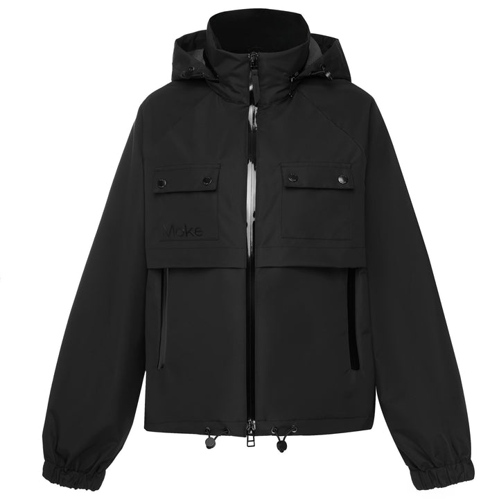 MOKE | Maggie Rain Jacket - Black - Front 