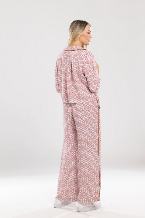 Mi Moso | Avery Relaxed Blazer - Mosiac - Back View 