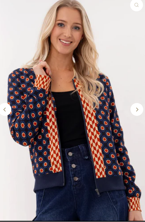 Mi Moso | Billy Bomber Jacket - Spiced Floral
