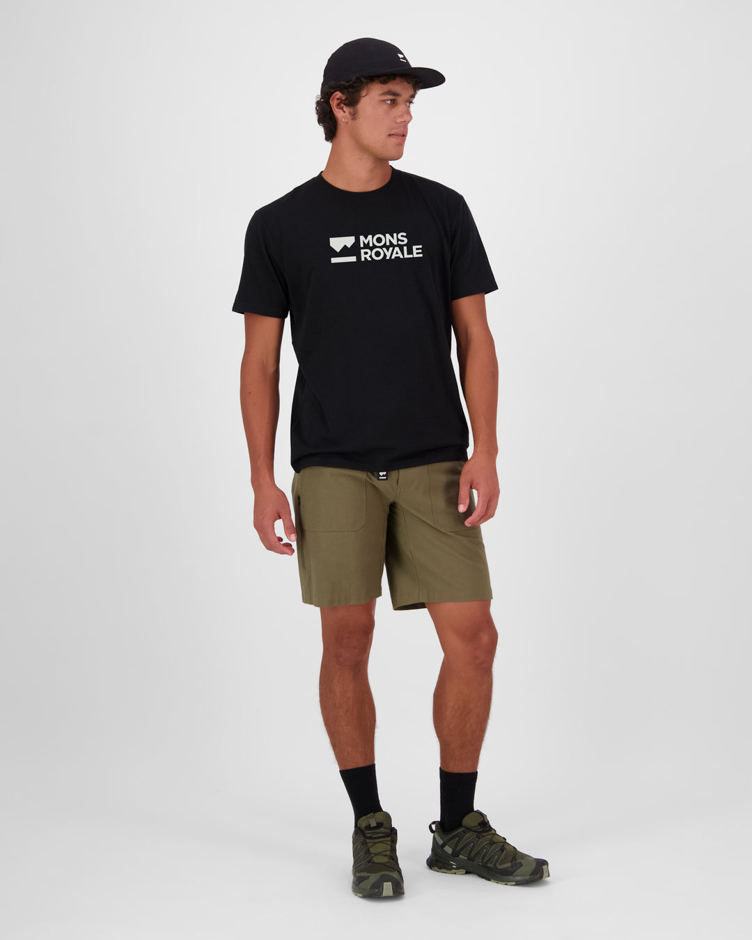 Mons Royale | Men's Icon Merino T-Shirt - Black