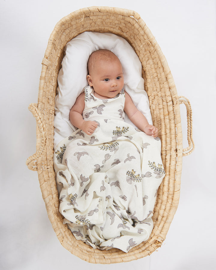 Muslin Wrap Kereru
