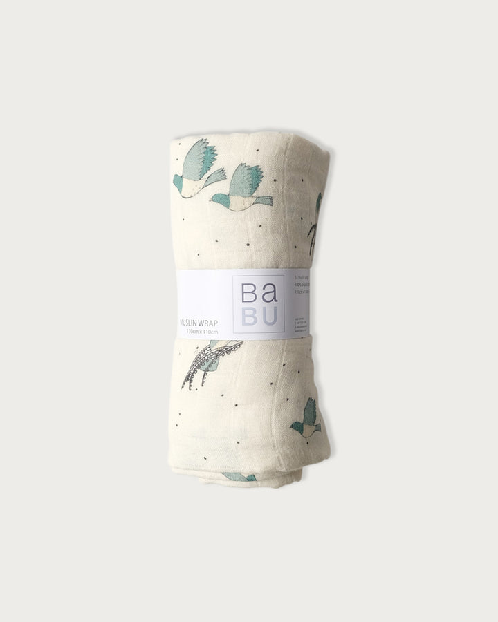 Muslin Wrap Kereru