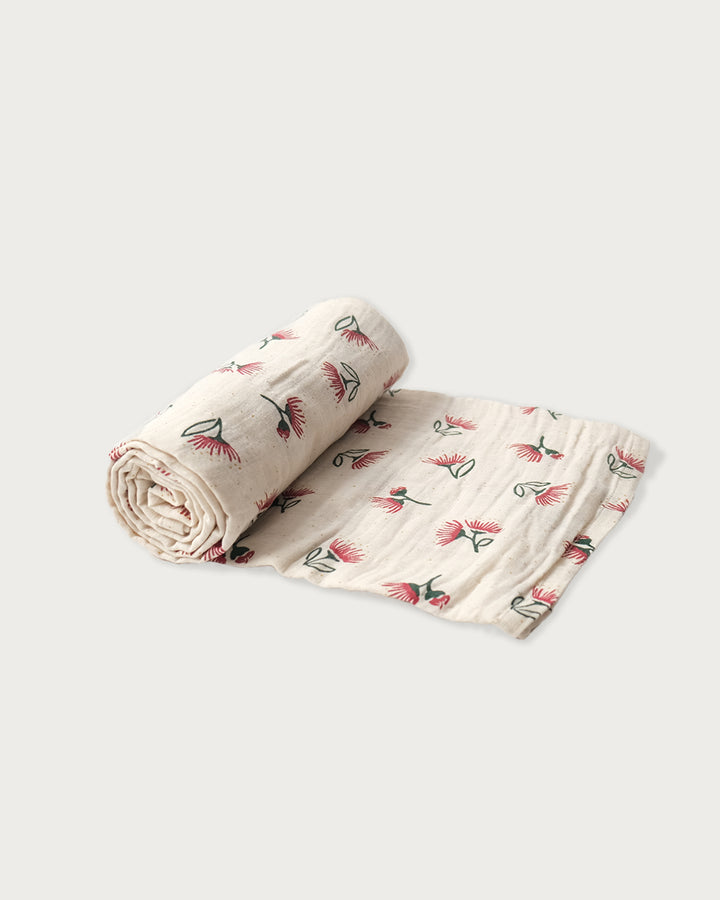Muslin Wrap Pohutukawa