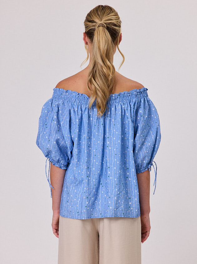 Daisy Chain Top - Blue Aura
