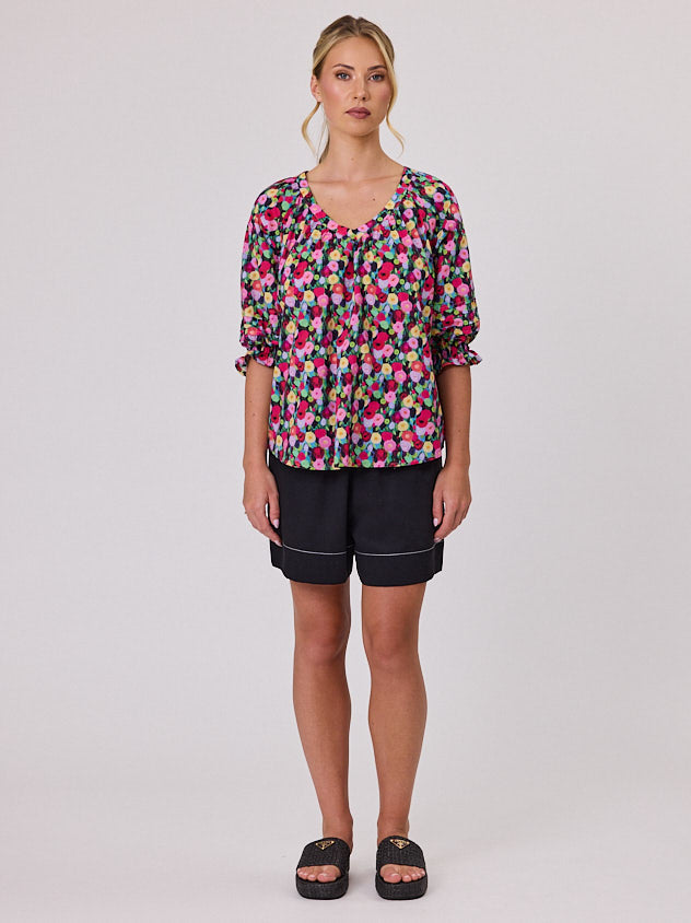 Monet Top - Candy Garden