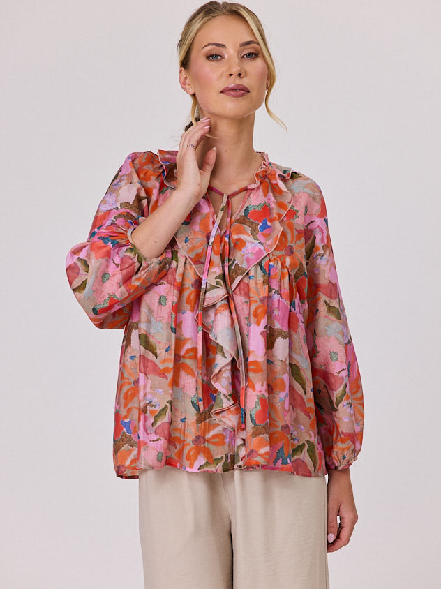 Daydream Blouse - Bold Botanic