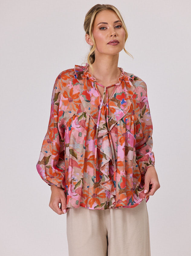 Daydream Blouse - Bold Botanic