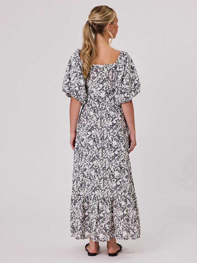 Ruch Dress - Paisley Print