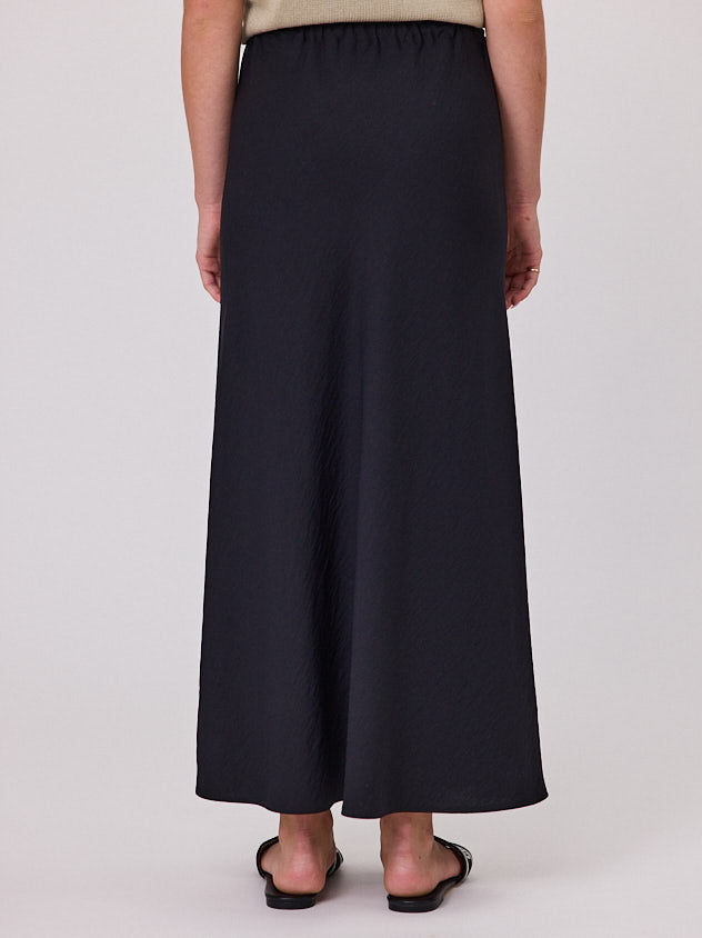 Sway Bias Skirt - Black