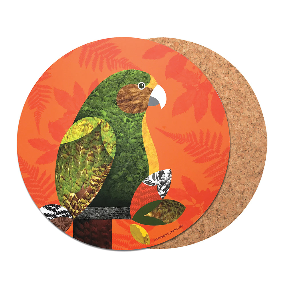 Native Kakapo Placemat (Orange)