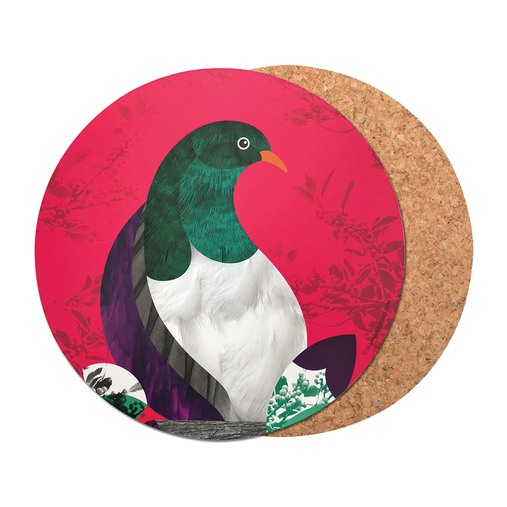 Native Kereru Placemat (Red)