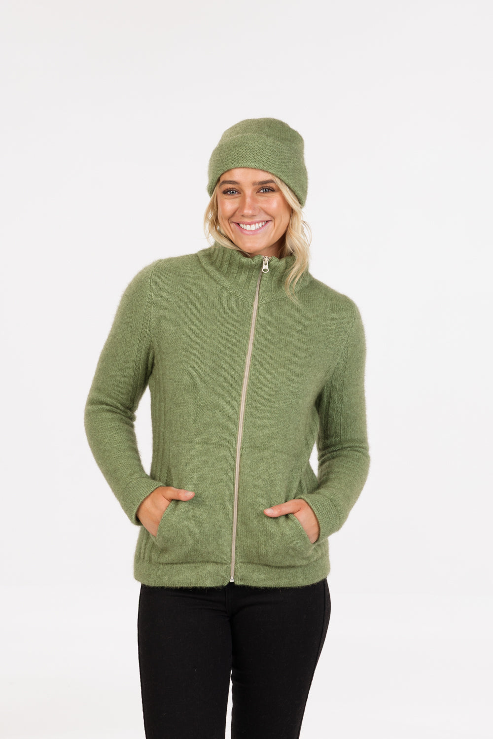 Native World | Essential Full Zip Jacket - Pistachio