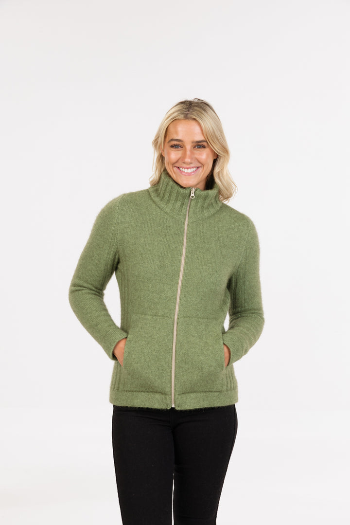 Native World | Essential Full Zip Jacket - Pistachio