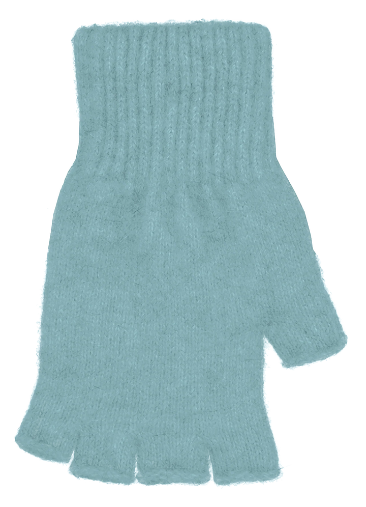 Native World | Possum Merino Plain Fingerless Glove - Topaz