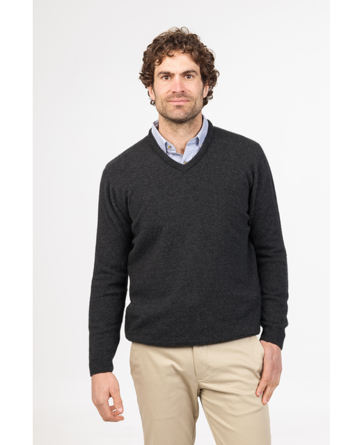 Sweater V Neck Possum Merino