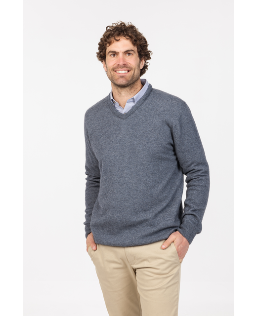Sweater V Neck Possum Merino