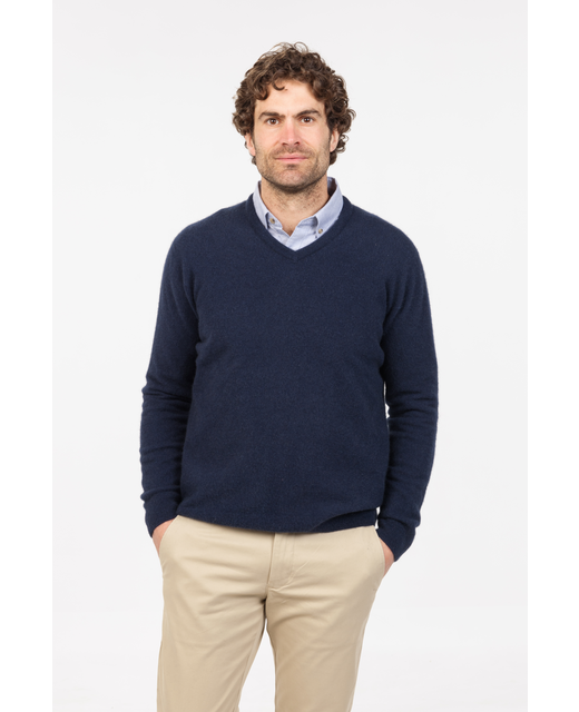Sweater V Neck Possum Merino