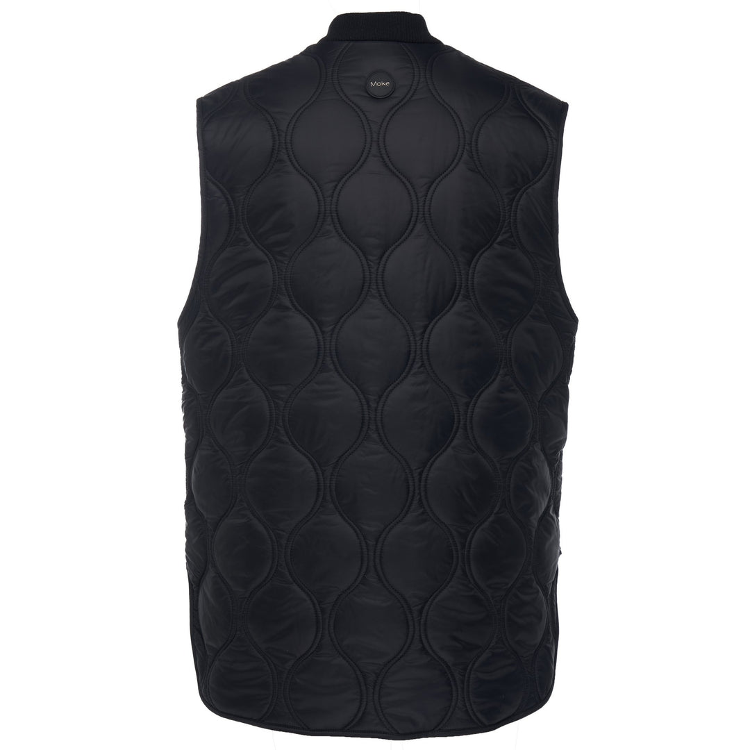 Moke | Neve Quilted Vest - Black