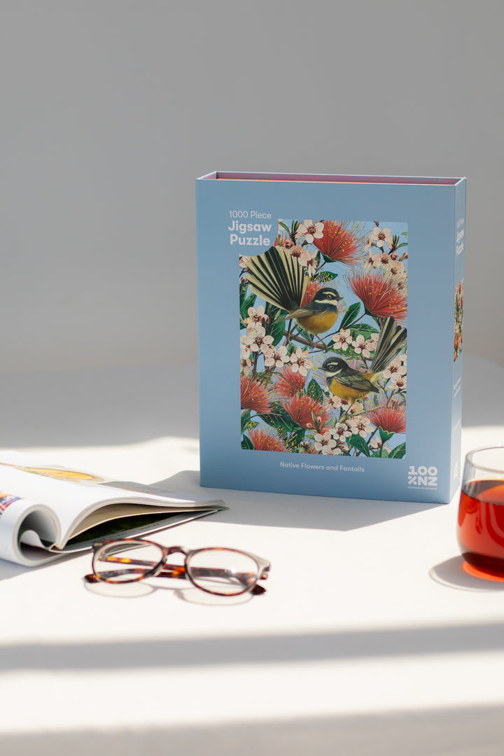 Puzzle Box Native Flowers & Chatty Fantails