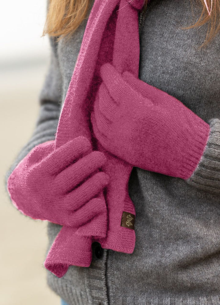 Nobel Wilde | Possum Merino Gloves - Rosay