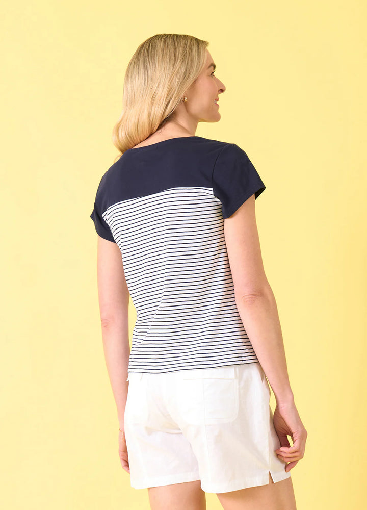 Charlie Jane | Sumner Tee - Navy