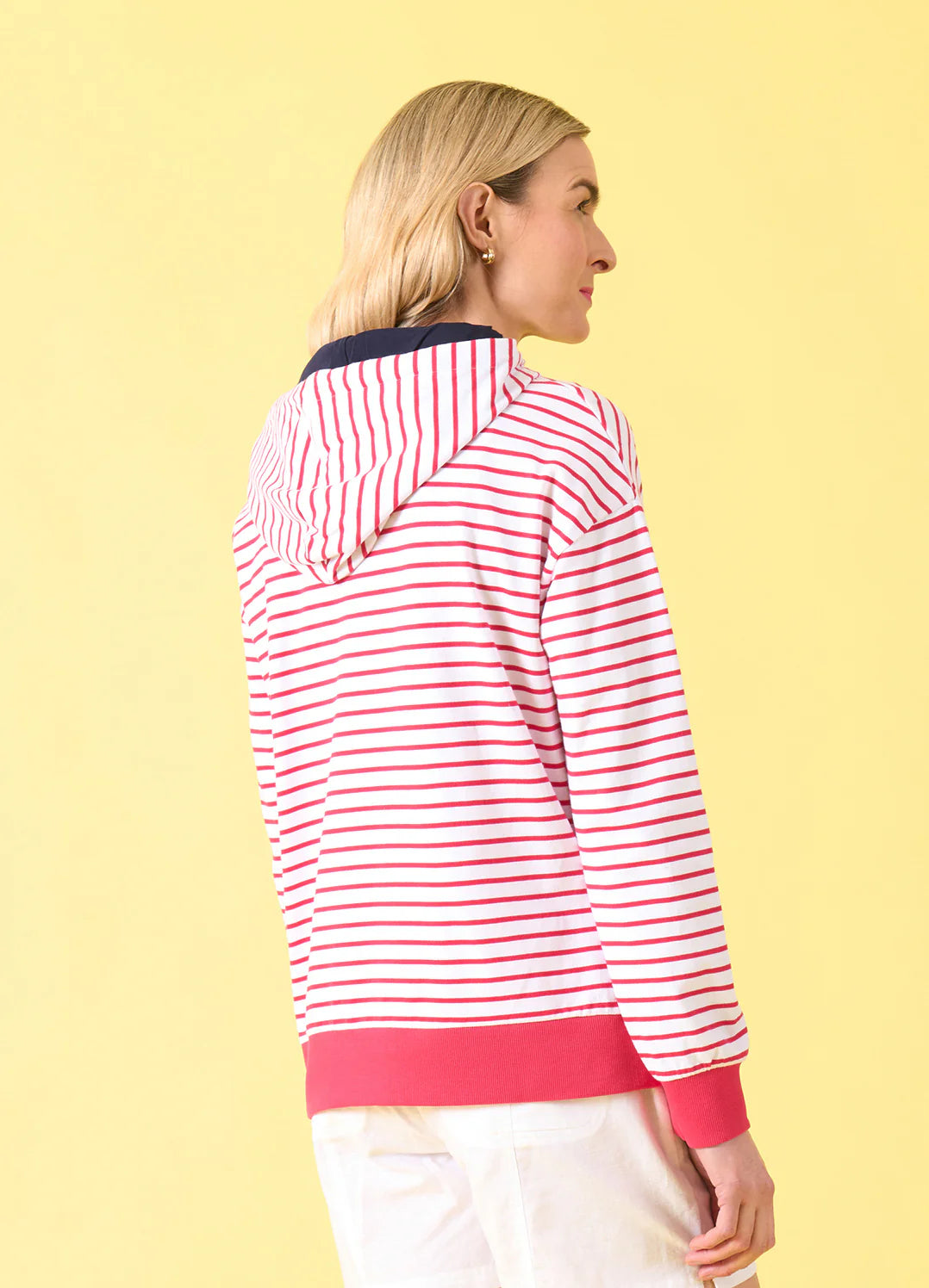 Charlie Jane | Albert Hood - White Raspberry Stripe