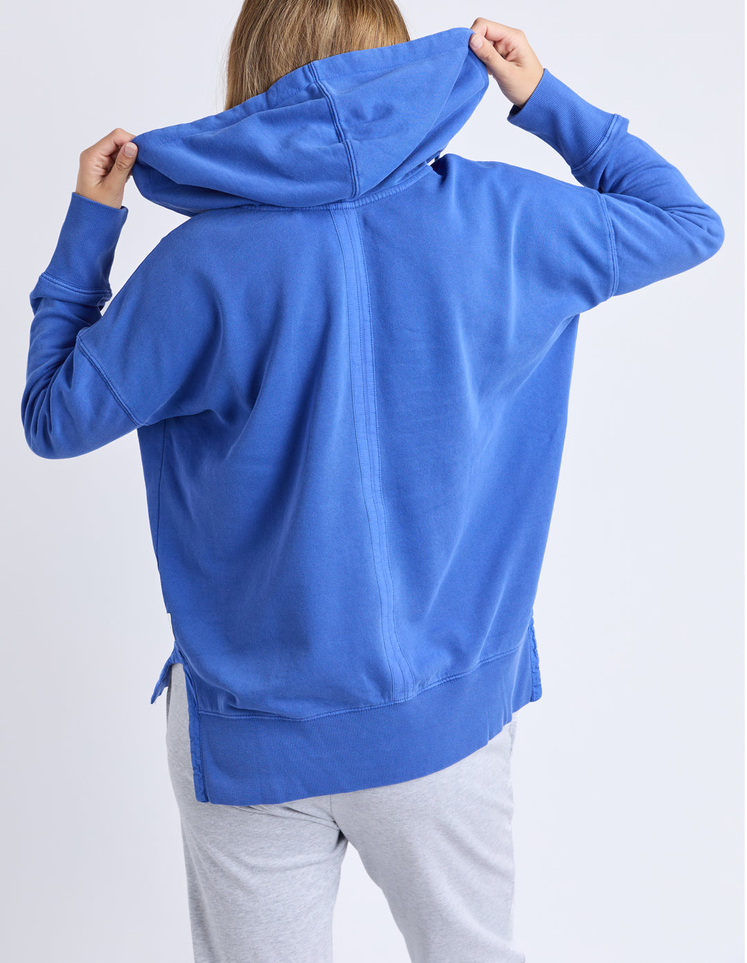  Paris Hoody in French Blue - Back View