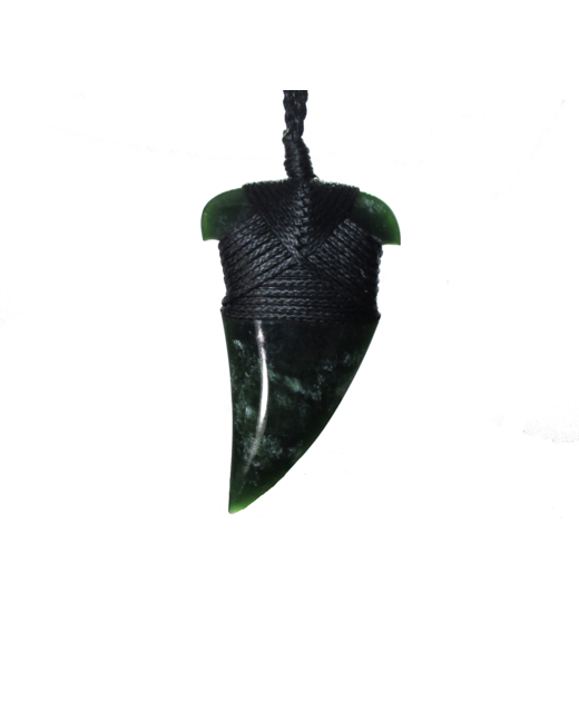 Pendant New Zealand Jade Toki Tooth - 55mm