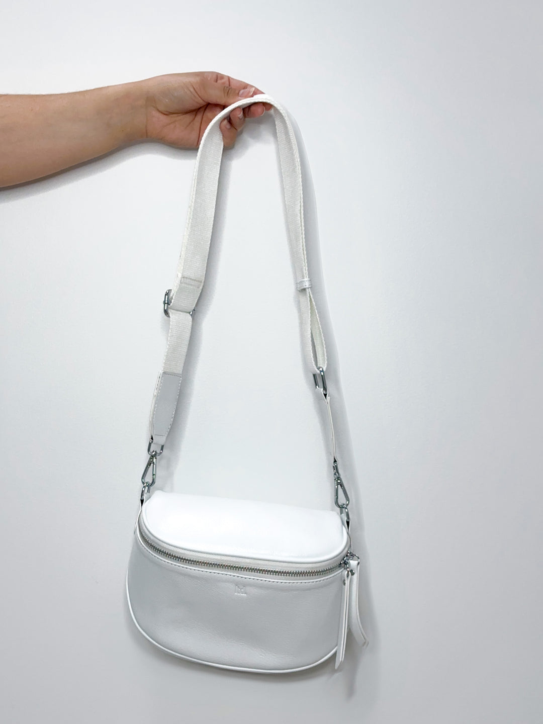Dani Leather Bag - White