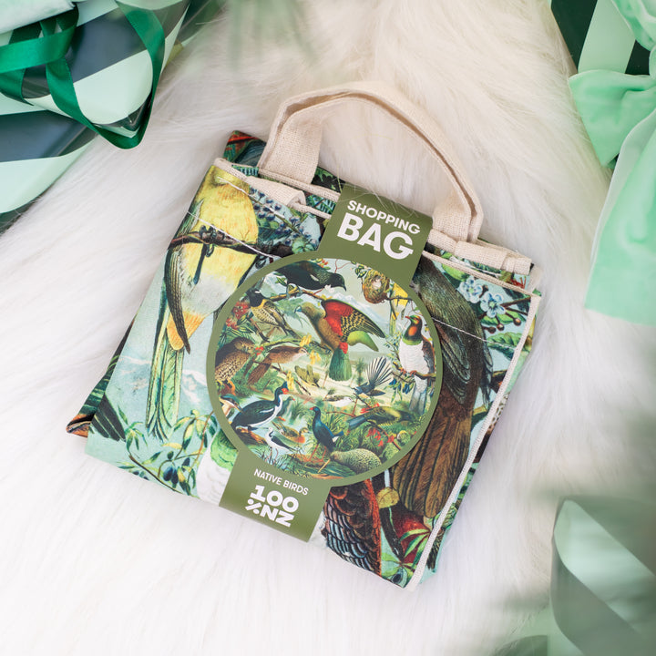 NZ Native Birds Shopping Bag