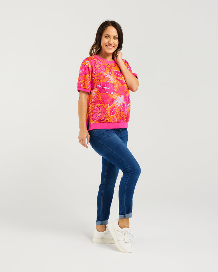Seduce | Zoe Top - Sunset Garden