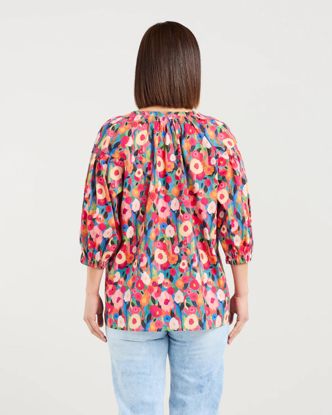 Seduce | Elvie Shirt - Canvas Bloom