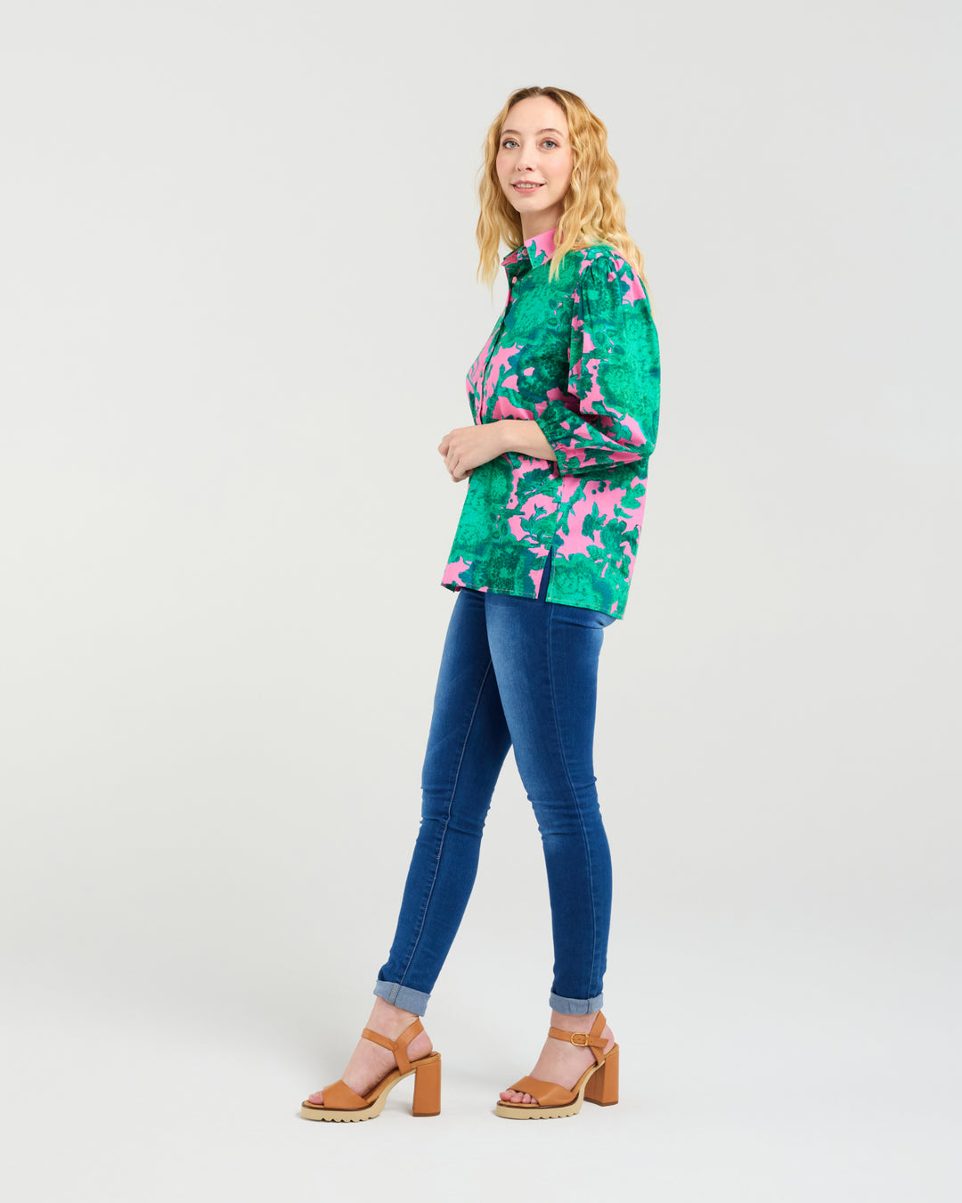 Seduce | Juliette Blouse - Pink Jungle