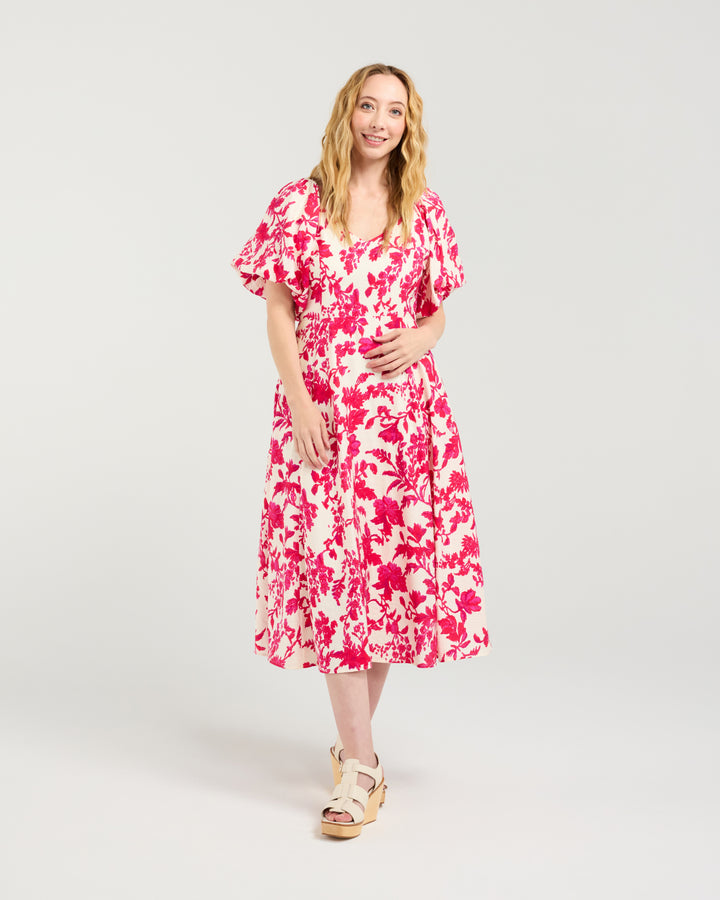 Seduce | Gabriella Dress - Magenta Blossom