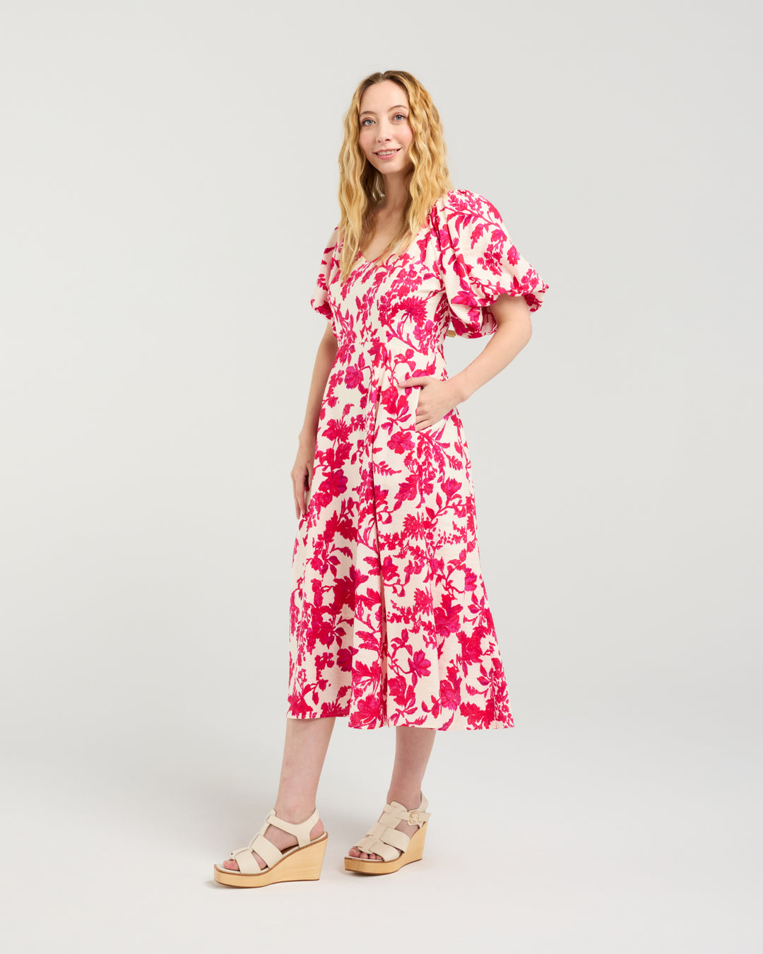 Seduce | Gabriella Dress - Magenta Blossom