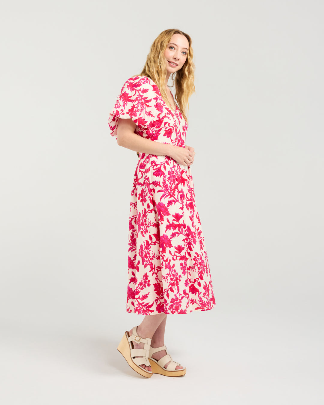 Seduce | Gabriella Dress - Magenta Blossom